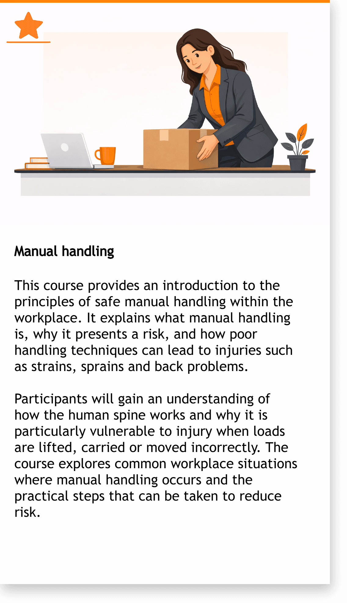 Manual handling